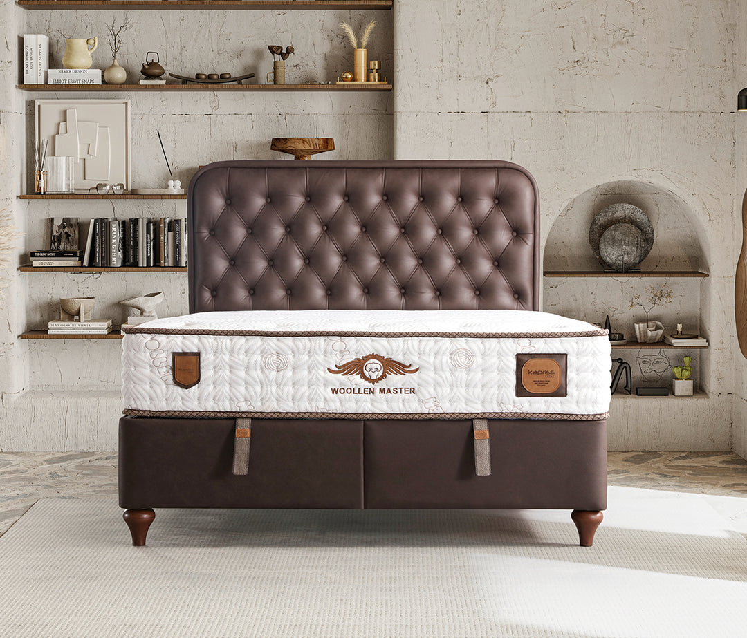 K- Woollen Master Base & Headboard