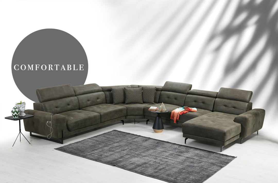 S- Lora U Corner Sofa