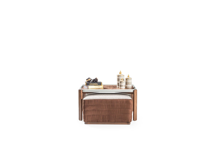 B- Bentley Coffee Table & Puff