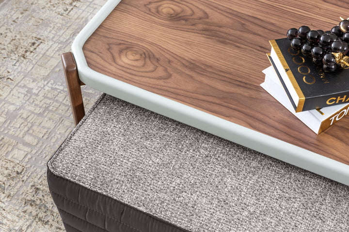 B- Bentley Coffee Table & Puff