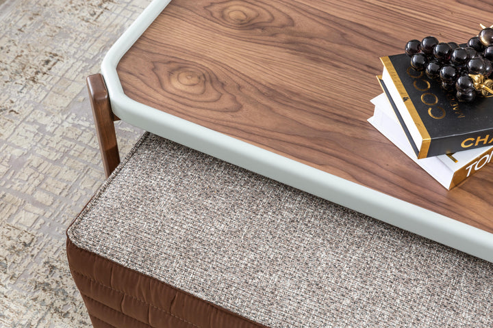 B- Bentley Coffee Table & Puff