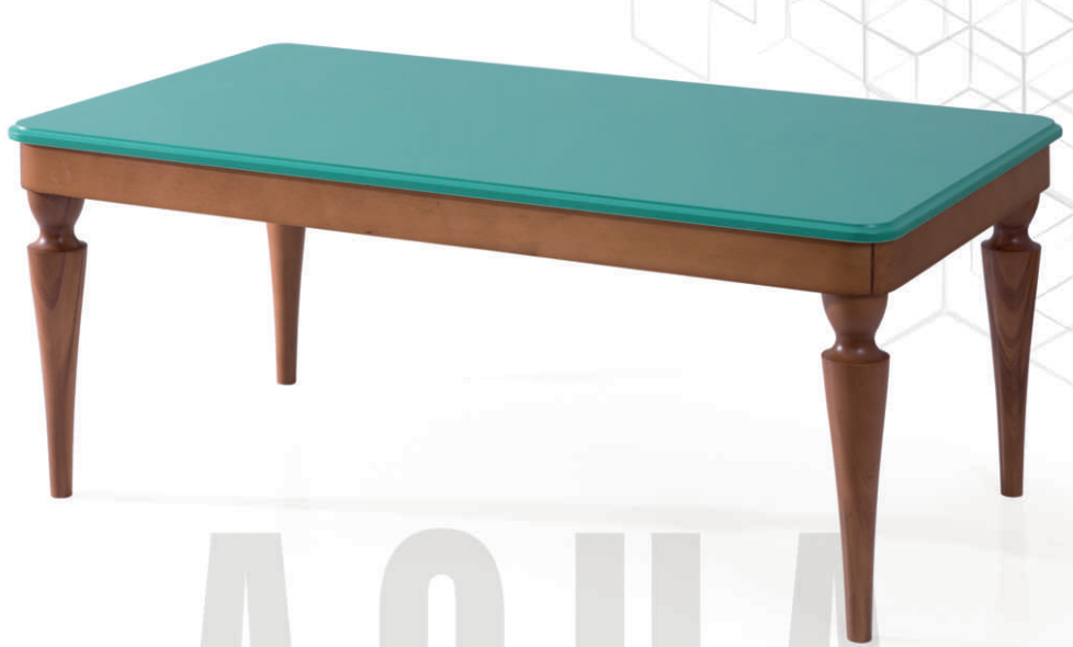 L- Aqua Coffee Table