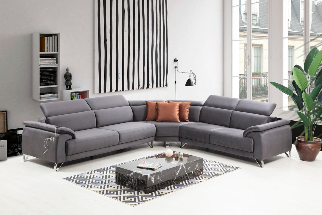 S- Oscar L Corner Sofa