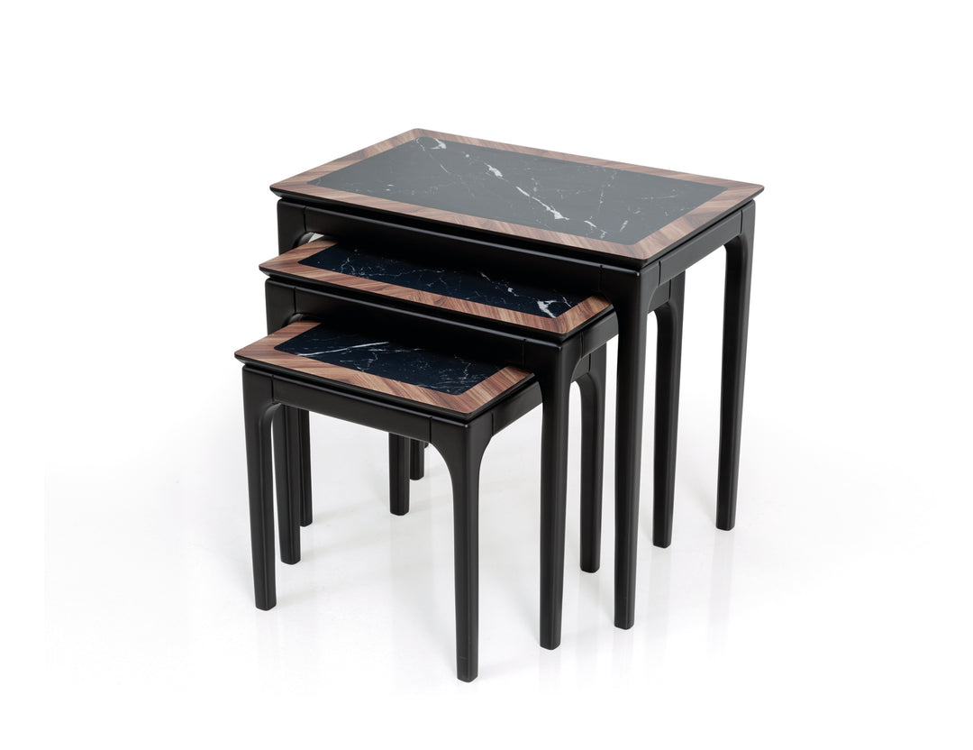 L- ICON Coffee Table & Nesting Side Table Set
