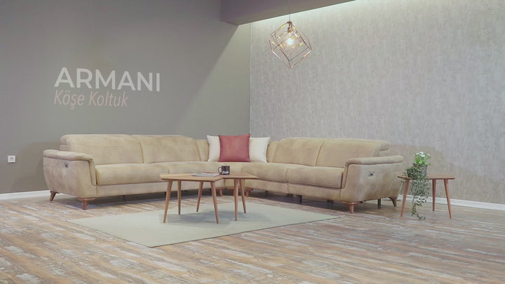 S- Armani Corner Sofa