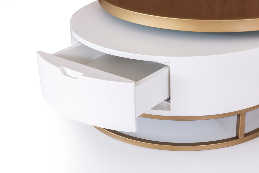 L- Roll Coffee Table