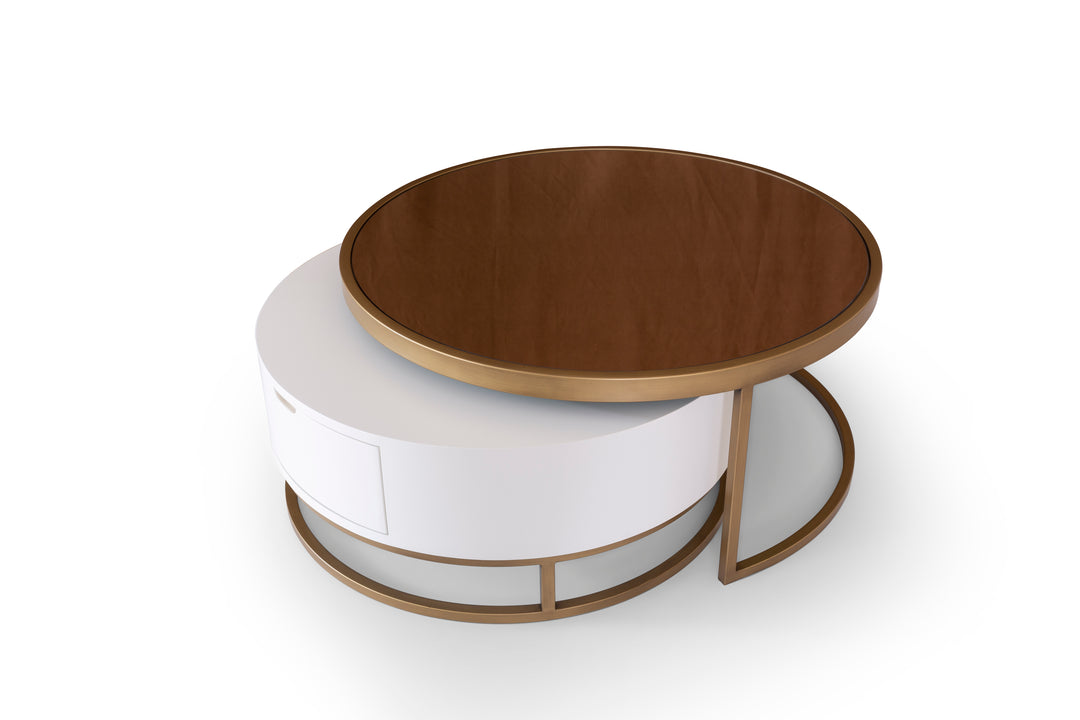 L- Roll Coffee Table