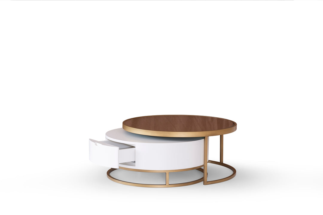 L- Roll Coffee Table