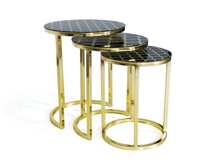 L- Rossi Nesting Side Table Set