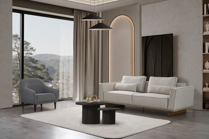 S- Mina 3 Seater Sofa